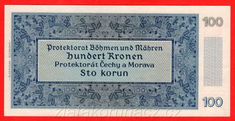 100 Korun 1940 - II. vydání B 21