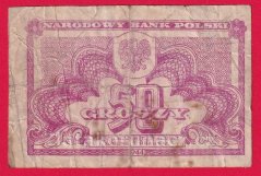 Polsko - 50 Groszy 1944
