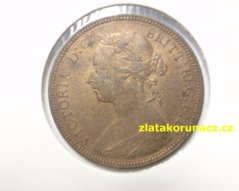Anglie - 1/2 penny 1893