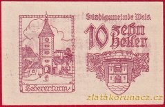 Wels - 10 haléřů - 1920 - červená