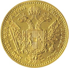 Zlatá mince Rakousko - Uhersko - 1 Dukát 1901