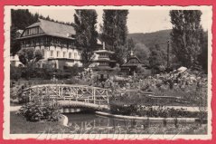 Lázně Luhačovice - Japonská zahrádka ČB