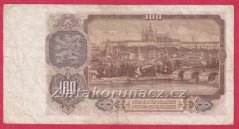 100 Kčs 1953 CM - ruský číslovač