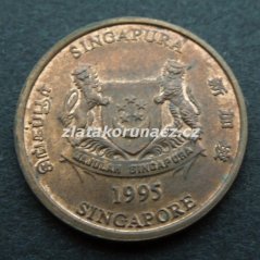 Singapur - 1 cent 1995