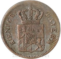 Bavorsko - 1 krejcar 1843