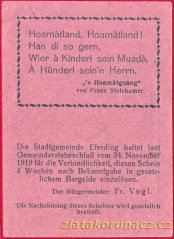 Eferding - 10 haléřů - 1919 - zelená
