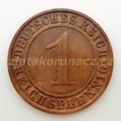 Německo - 1 Reichspfennig 1930 D