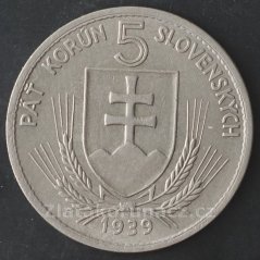 5 koruna 1939