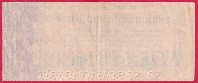 Německo - 50.000 000 mark 25.7.1923 - série 15P