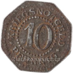 Německo - Schwarzburg-Sondershausen - 10 pfennig b.d. (1918)