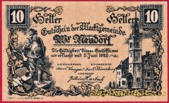 Wiener Neudorf - 10 haléřů - 1920