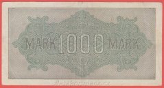 Německo - 1000 mark 15.9.1922 - série Q-OM