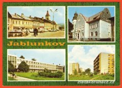 Jablunkov - náměstí, MNV, léčebna, nová výstavba