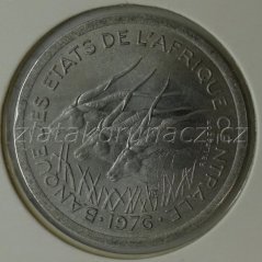 Afrika - Centrální - 1 franc 1976
