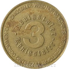 Stutgart - 3 königstaler 1861