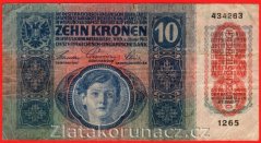 Rakousko-Uhersko - 10 Kronen 1919 1265
