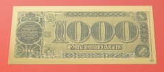 USA - 1000 dollars A13343 - 24K Gold