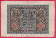 Německo - 100 Mark 1.11.1920 - série Z-H