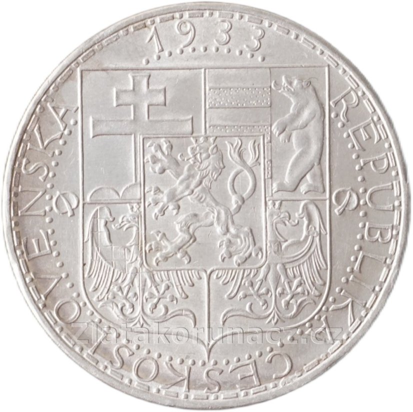 Dvacetikoruna - 20Kč 1933