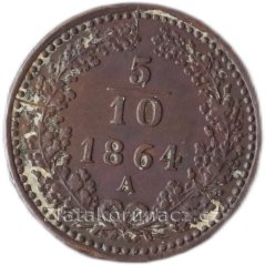 5/10 krejcaru 1864 A