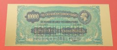 Východní Afrika - 10 000 Shillings 1921 - 24K Gold