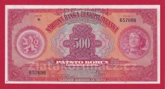 500 korun 1929 G