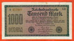 Německo - 1000 mark 15.9.1922 - série S-GB