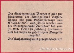 Berndorf - 30 haléřů - 1920