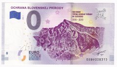0 Euro souvenir - Ochrana Slovenskej Prírody