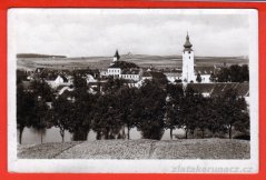 Netolice - Celkový pohled,kostel