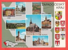 Západočeský kraj - znaky měst