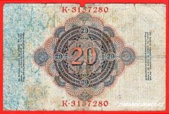 Německo - 20 mark 19.2.1914 - série K