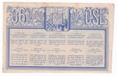 Los - 15 kč - 36. Československá třídní loterie V. - E r.1937