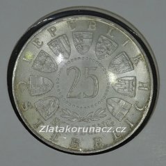 Rakousko - 25 schilling 1956