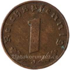 Německo - 1 Reichspfennig 1937 J