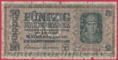 Rusko - Ukrajina - 50 Karbowanez 1942