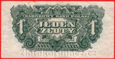 Polsko - 1 Zloty 1944 Obowiazkowym...