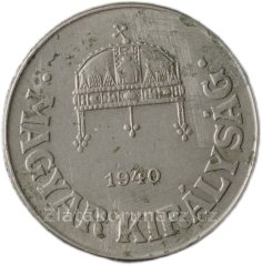 Maďarsko - 50 fillér 1940 BP