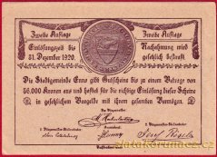 Enže - 10 haléřů - 1920 - hnědá