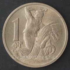 1 koruna 1938