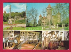 Konopiště - zámek Konopiště, zahrada, zbrojnice