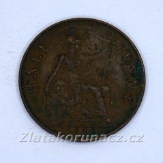 Anglie - 1/2 penny 1928