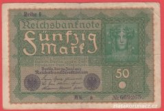 Německo - 50 mark 24.6.1919 - série MKa-pořadí 1