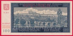 100 korun 1940 - II. vydání A 22 perf.