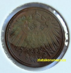 Německo - 1 Reich Pfennig 1904 J