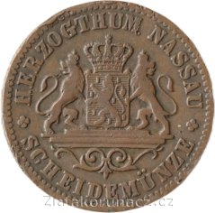 Nassau - 1 krejcar 1861