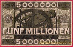 Düsseldorf - 5 miliónů marek - 1923