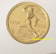 Itálie - 100 lire 1925