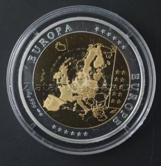 Medaile Evropa - Monako - stříbrná