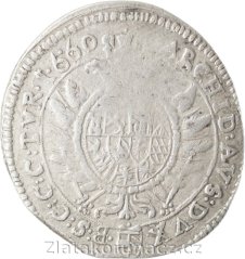 XV. krejcar 1660 - Vídeň varianta 1